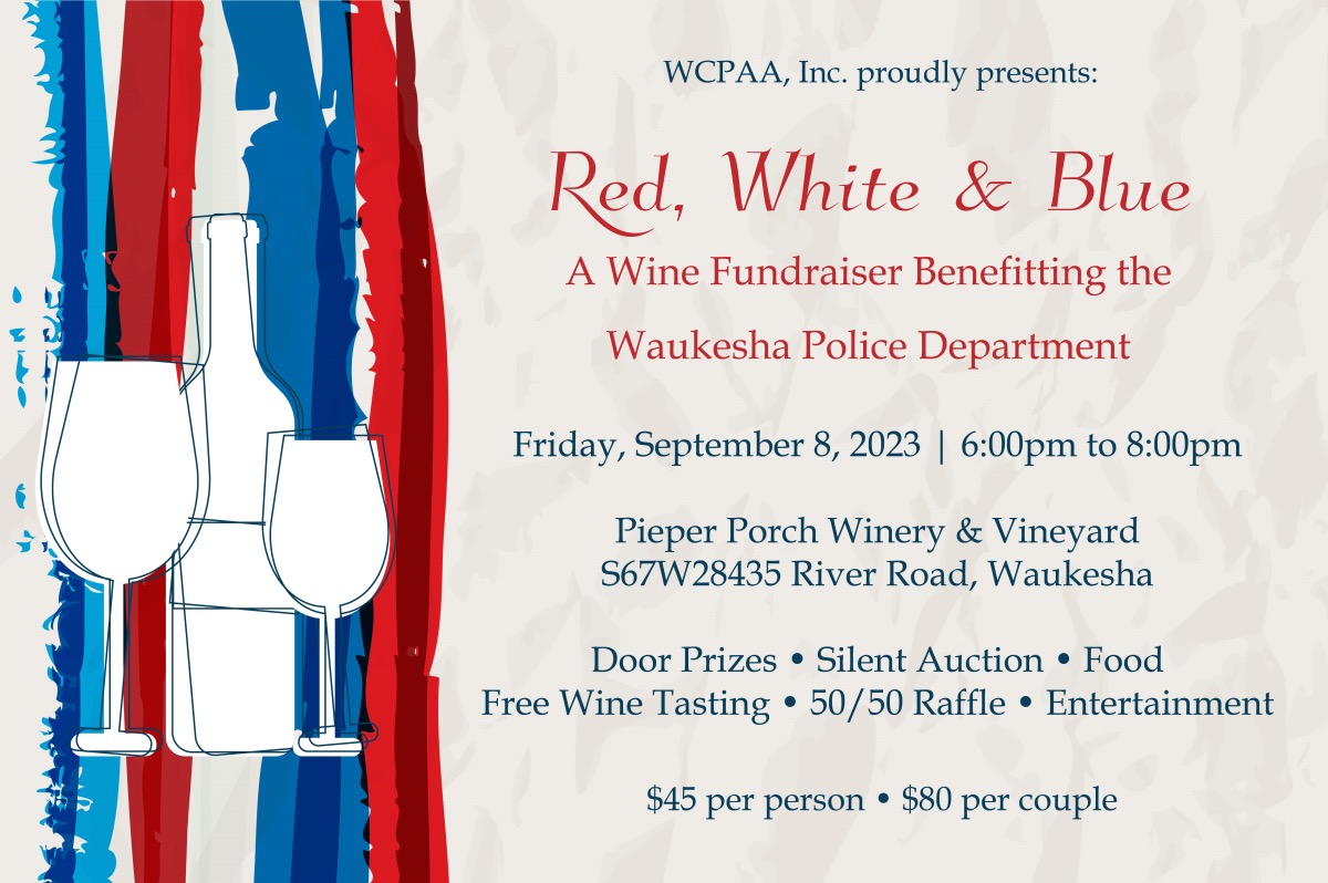 2023 Red, White & Blue Wine Tasting Fundraiser by Waukesha Citizens