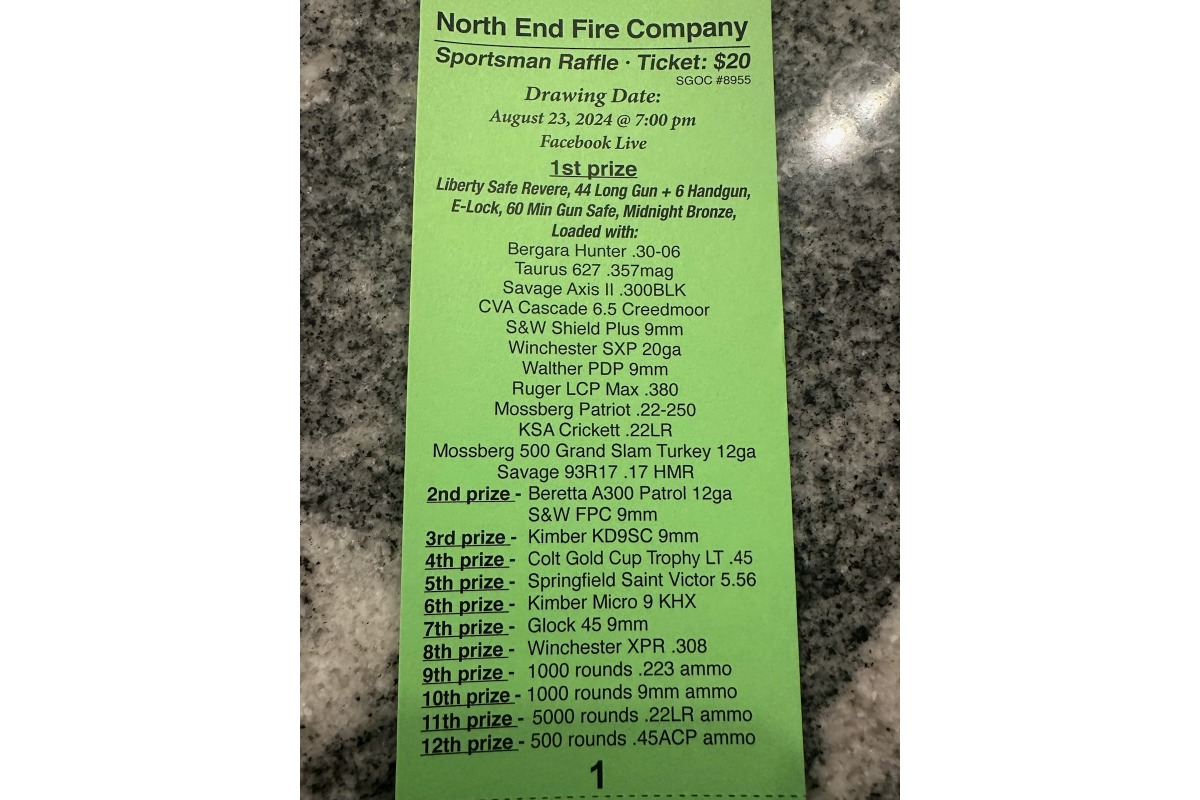 Loaded Safe Ticket by North End Fire Company BetterWorld