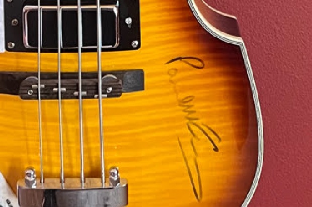 SIGNED Beatles Paul McCartney Bass Guitar