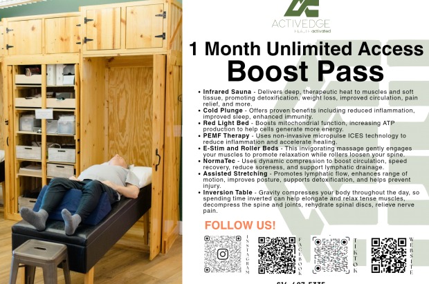 Active Edge Health - 1 Month Unlimited Access - Boost Pass