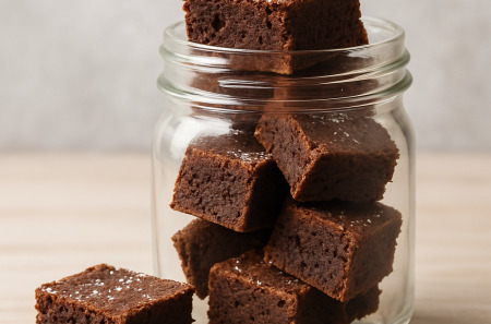Sweet treats “in a jar” (eg homemade brownies, cookies)