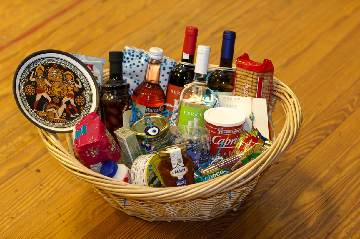 greek basket