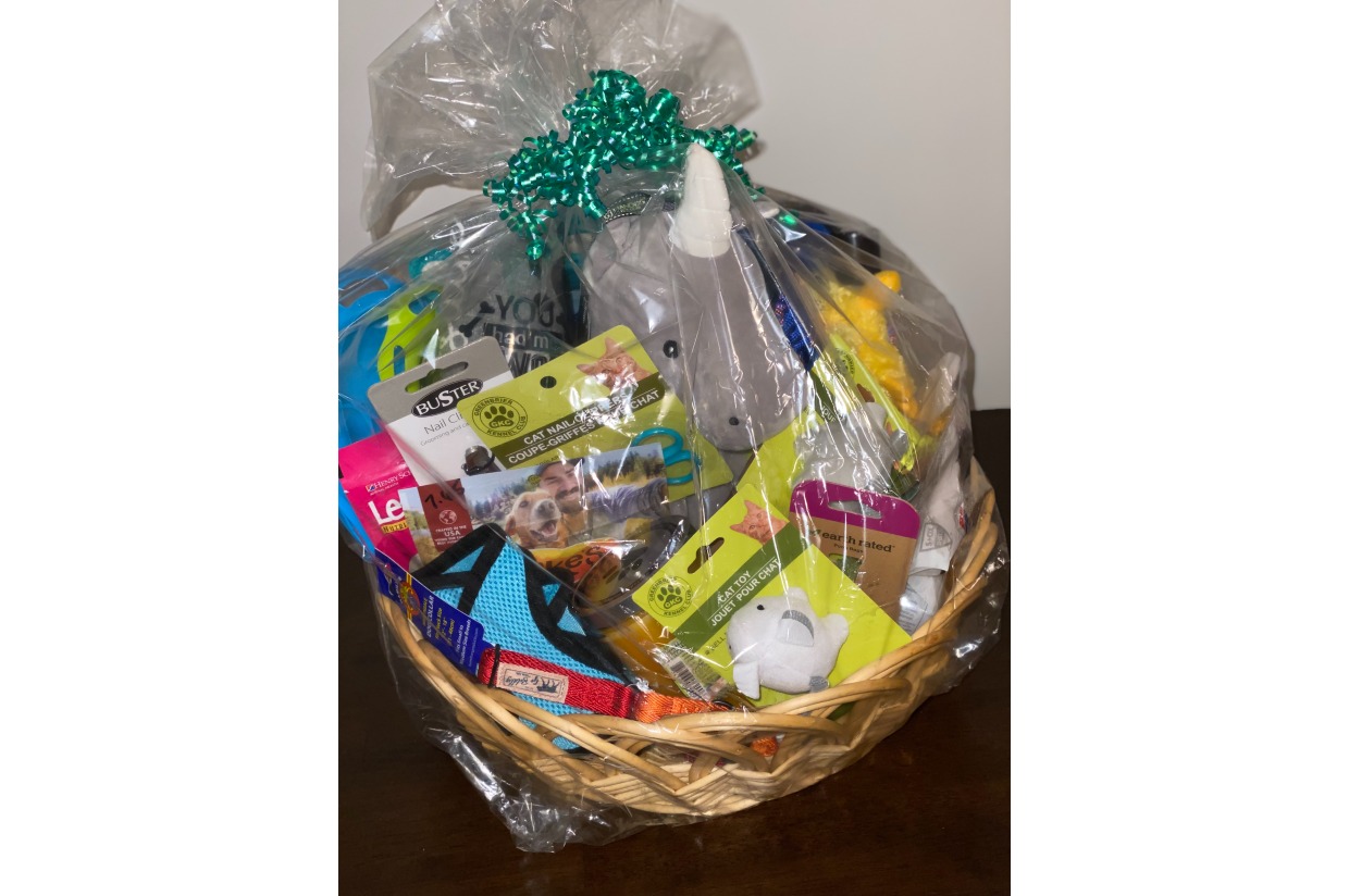Happy Tails Gift Basket by Blue Ridge Veterinary Associates LDCRF