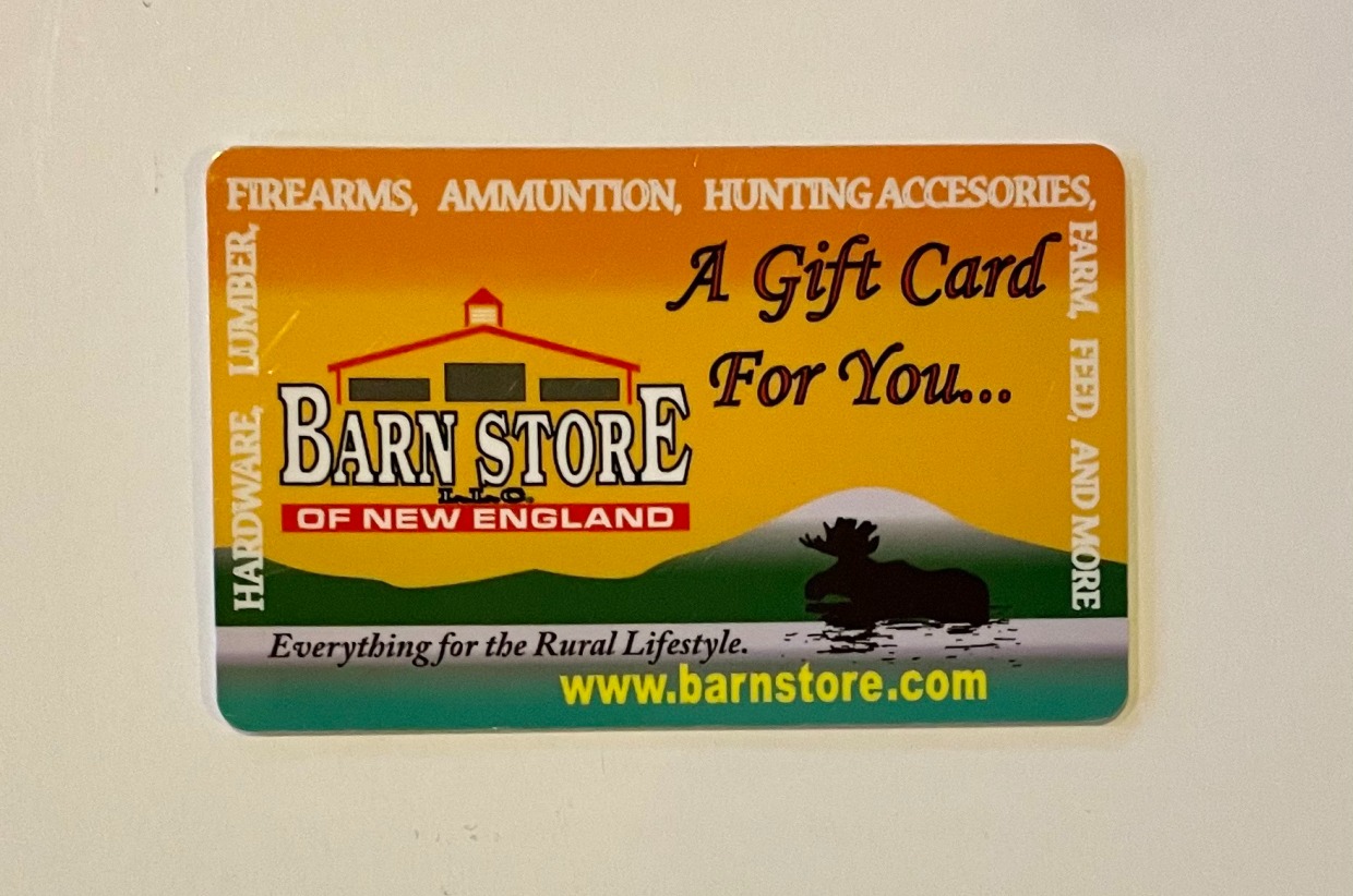 Barn Store Bradford NH Gift Certificate Contoocook Railroad Museum Fundraising Auction