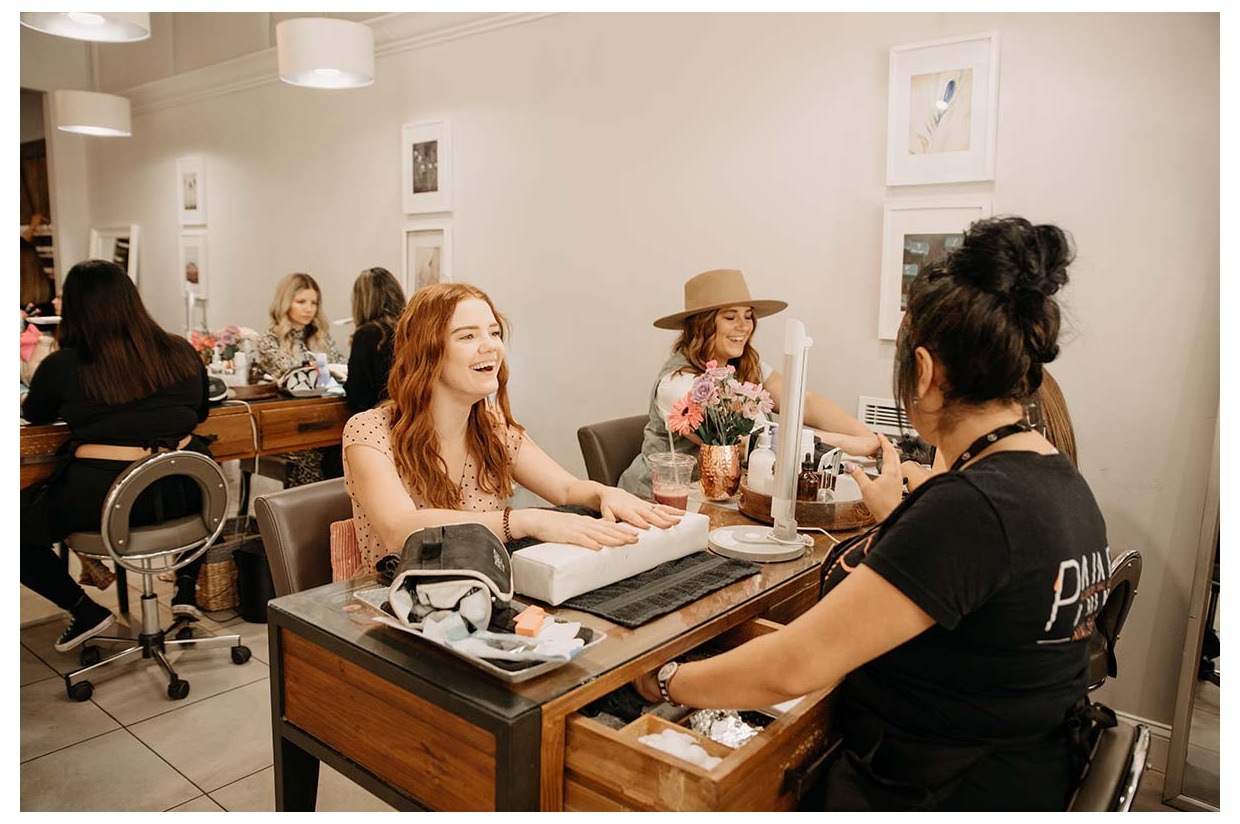 Uptown Girl/Guy Mani or Pedi at PAINT Nail Bar Arlington Friendship