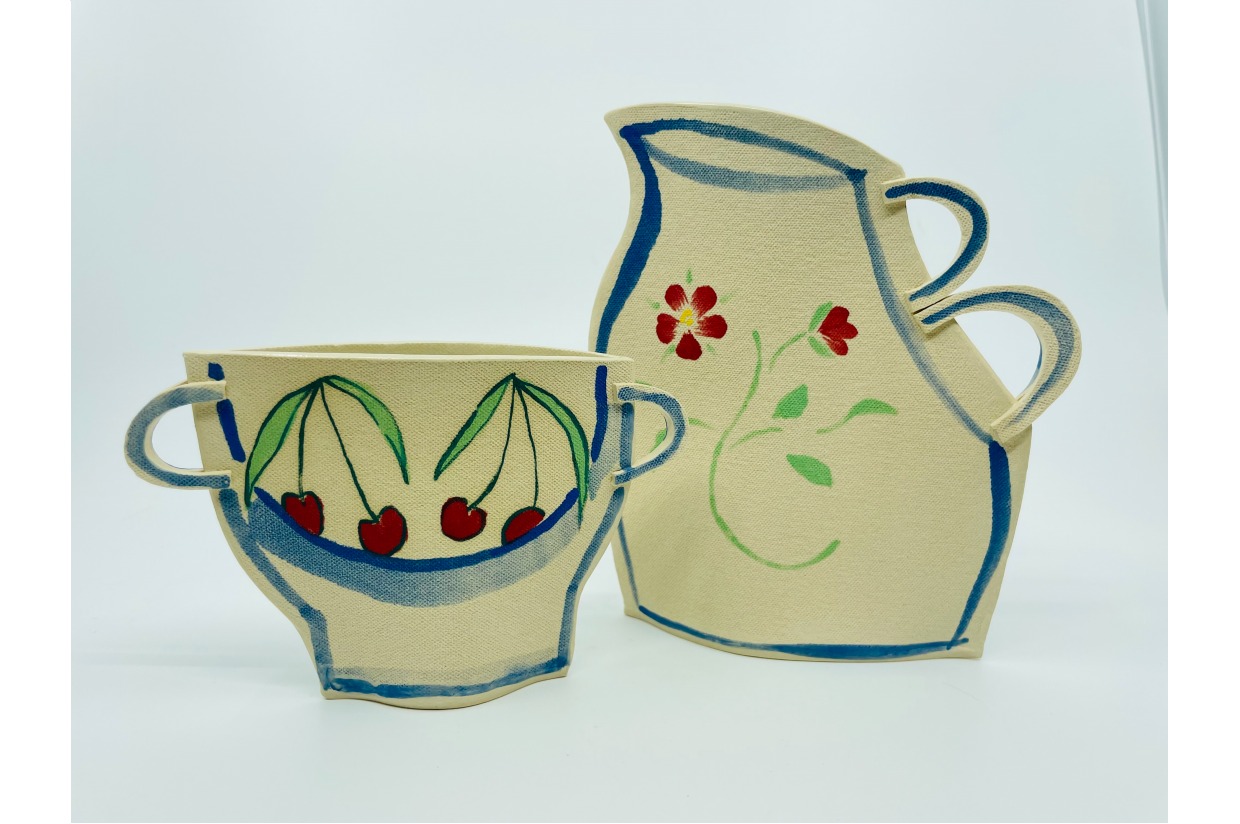 Alison Owen, pair of vases, 2024 — Museum School Art Auction 2024