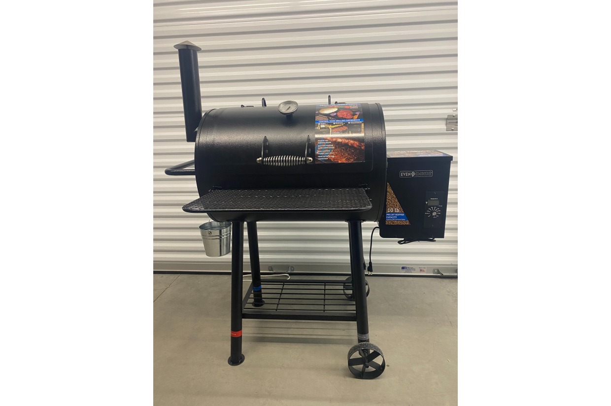 Lot 52 New Even Embers Pellet Smoker and Grill Gala Silent Auction