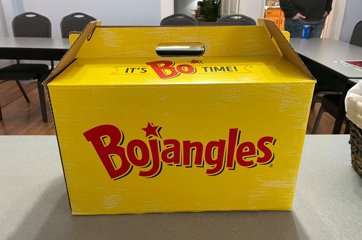 Bojangles Bo Box with 50 Gift Card, Blanket, 2 XL Tshirts 2021