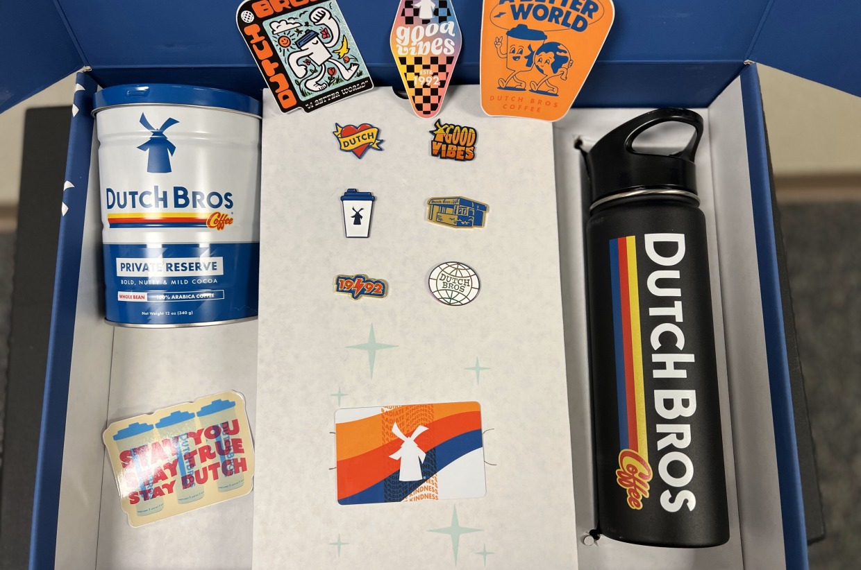 Dutch Bros Gift Basket 30th Annual Canafax Golf Scramble Benefiting
