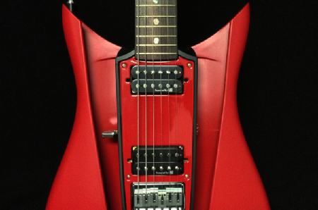 RARE NEW HOLLOW BODY RED RKS WAVE GUITAR — Relief 4 Musicians: Joe
