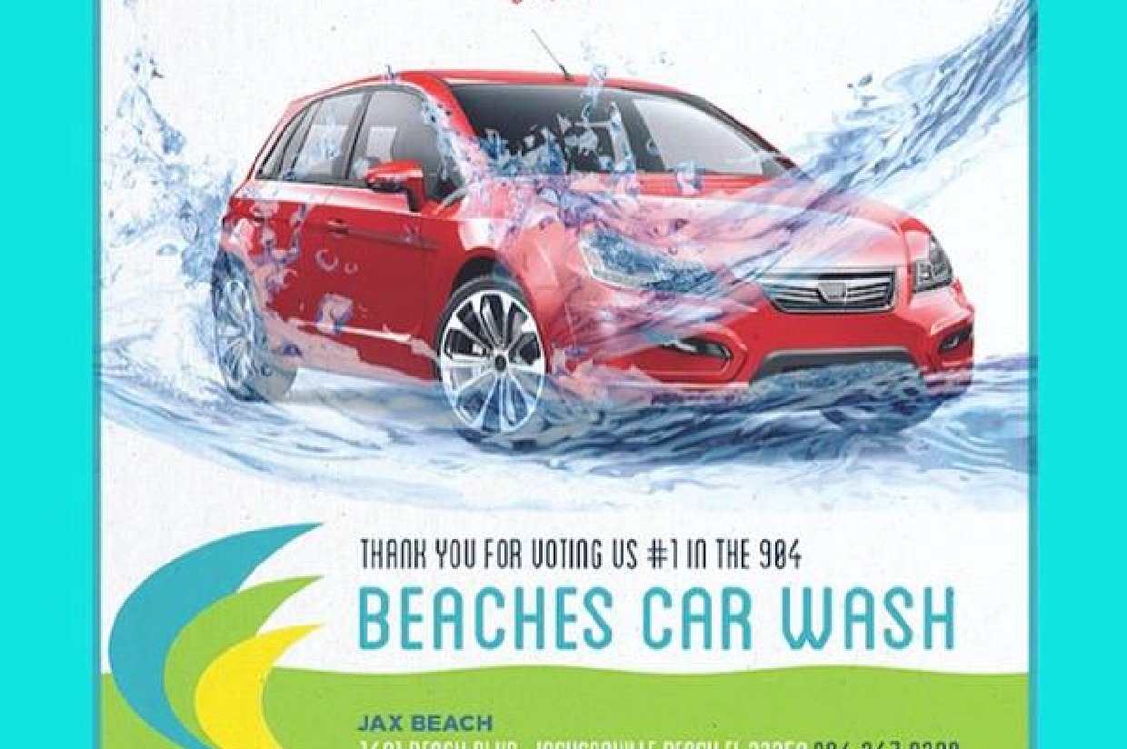 TWO DELUXE WASHES AT BEACHES CAR WASH Sawgrass Marriott Silent