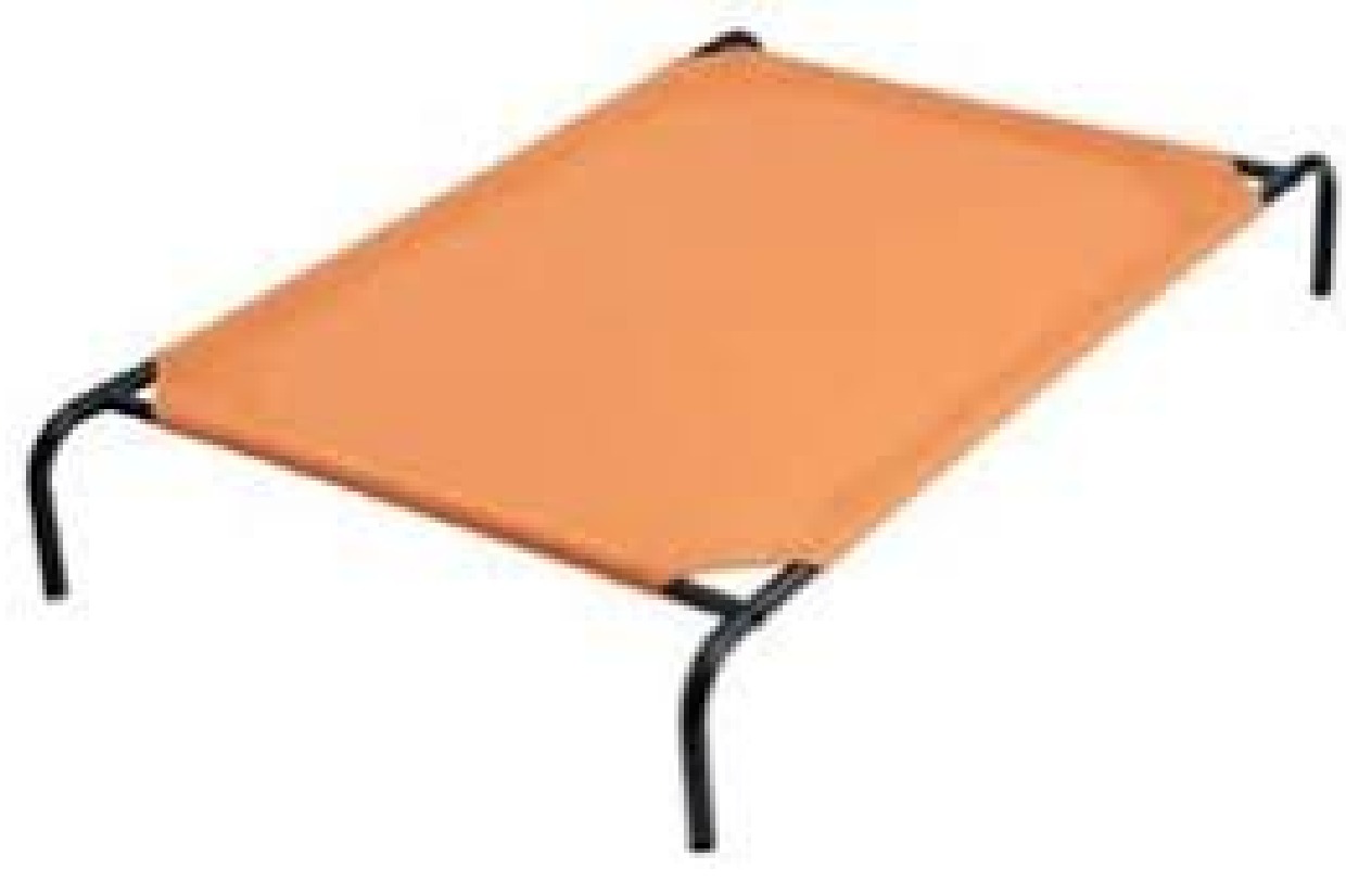 Frisco SteelFramed Elevated Dog Bed, large, Terracotta Little Angels