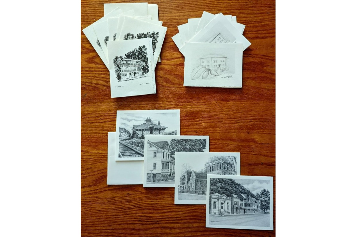 Note card lot Port Deposit Heritage Benefit Auction 10/21 12/11