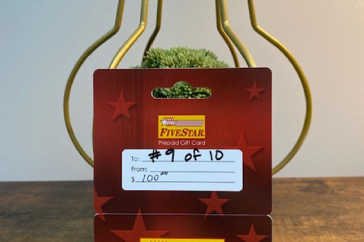 5 Star Gift Card (9/10) Springfield Rotary Club Annual Auction