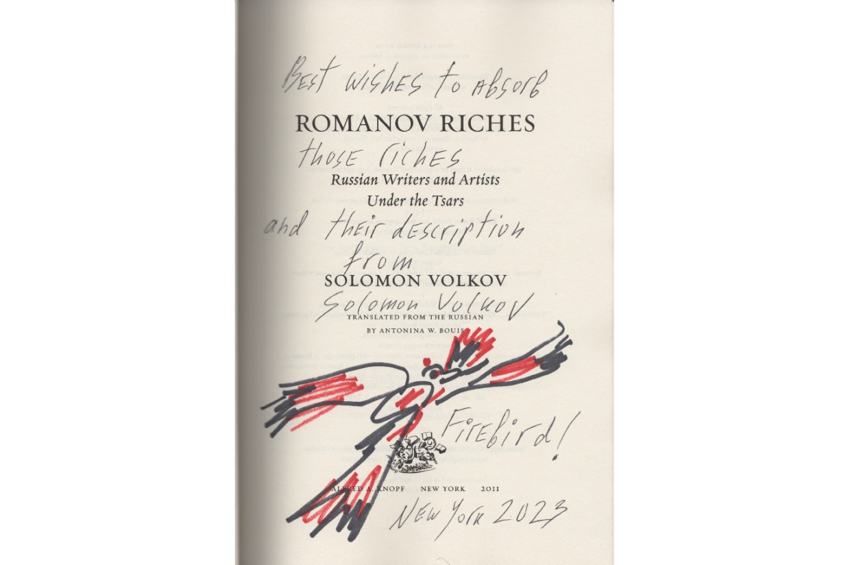 Volkov, Solomon. “Romanov Riches: Russian Writers and Artists under the ...