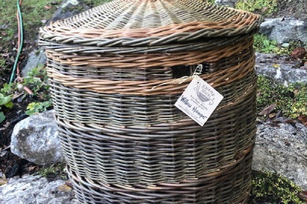 Large Hamper Basket by Maria Bullock Winter Artisans Market San