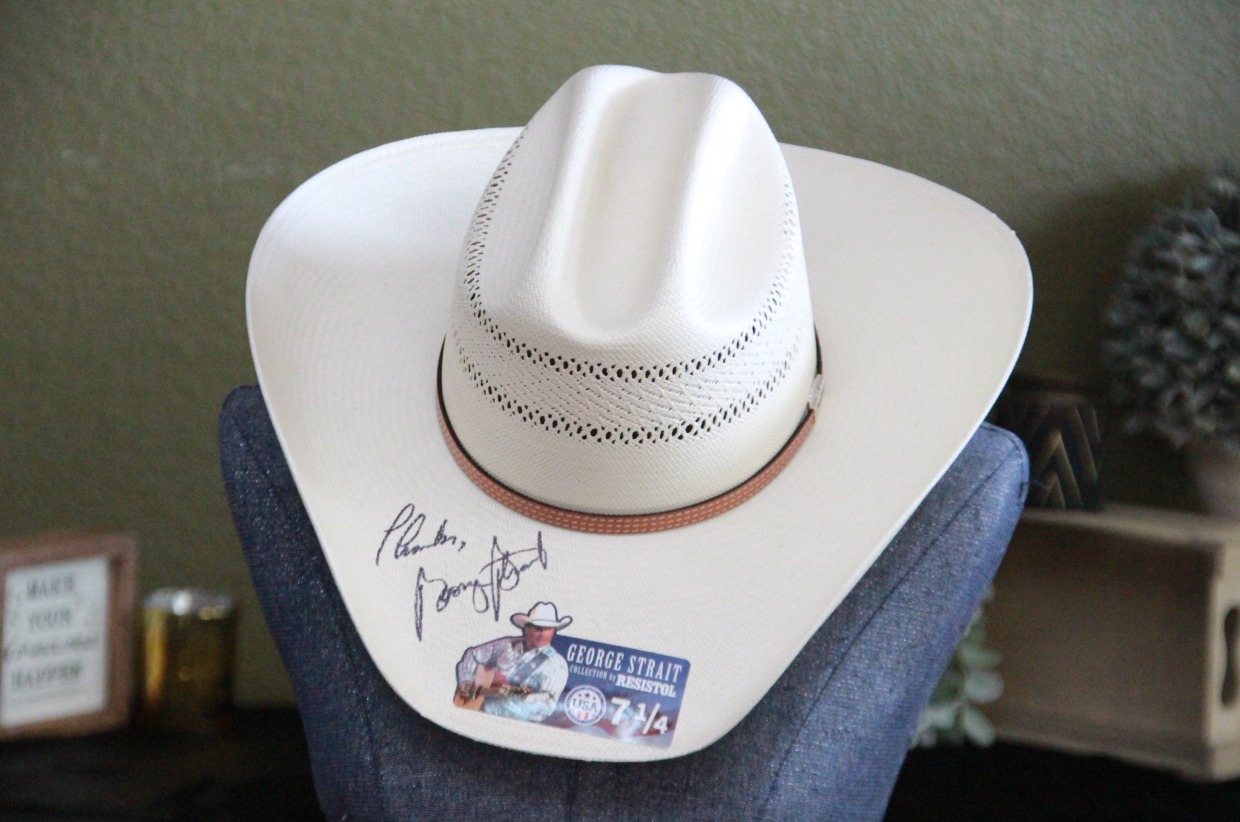 Autographed Resistol George Strait Colt - (10X) Straw Cowboy Hat