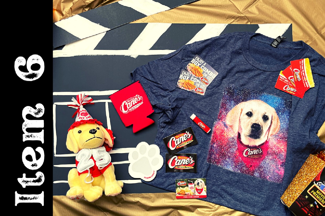 Item 6Raising Cane's Gift Basket Avon Choir Silent Auction 2023