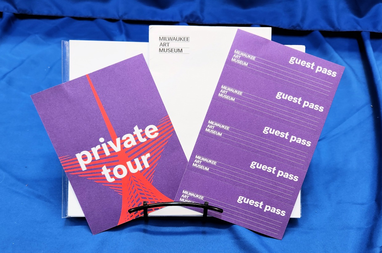 Private Milwaukee Art Museum Tour Book Binders Ball Silent Auction