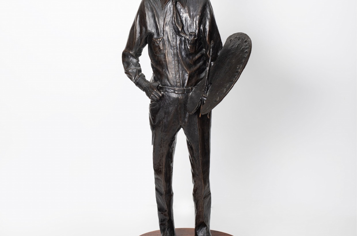 Bill Rains Sculpture of JK Ralston | Christikon 2024 Benefit Auction ...