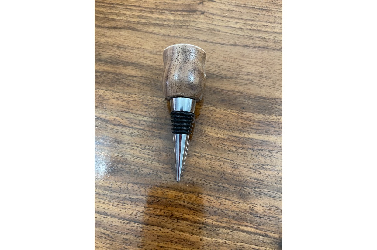 Black Walnut Wine Bottle Stopper Nursing Students Without Borders Art