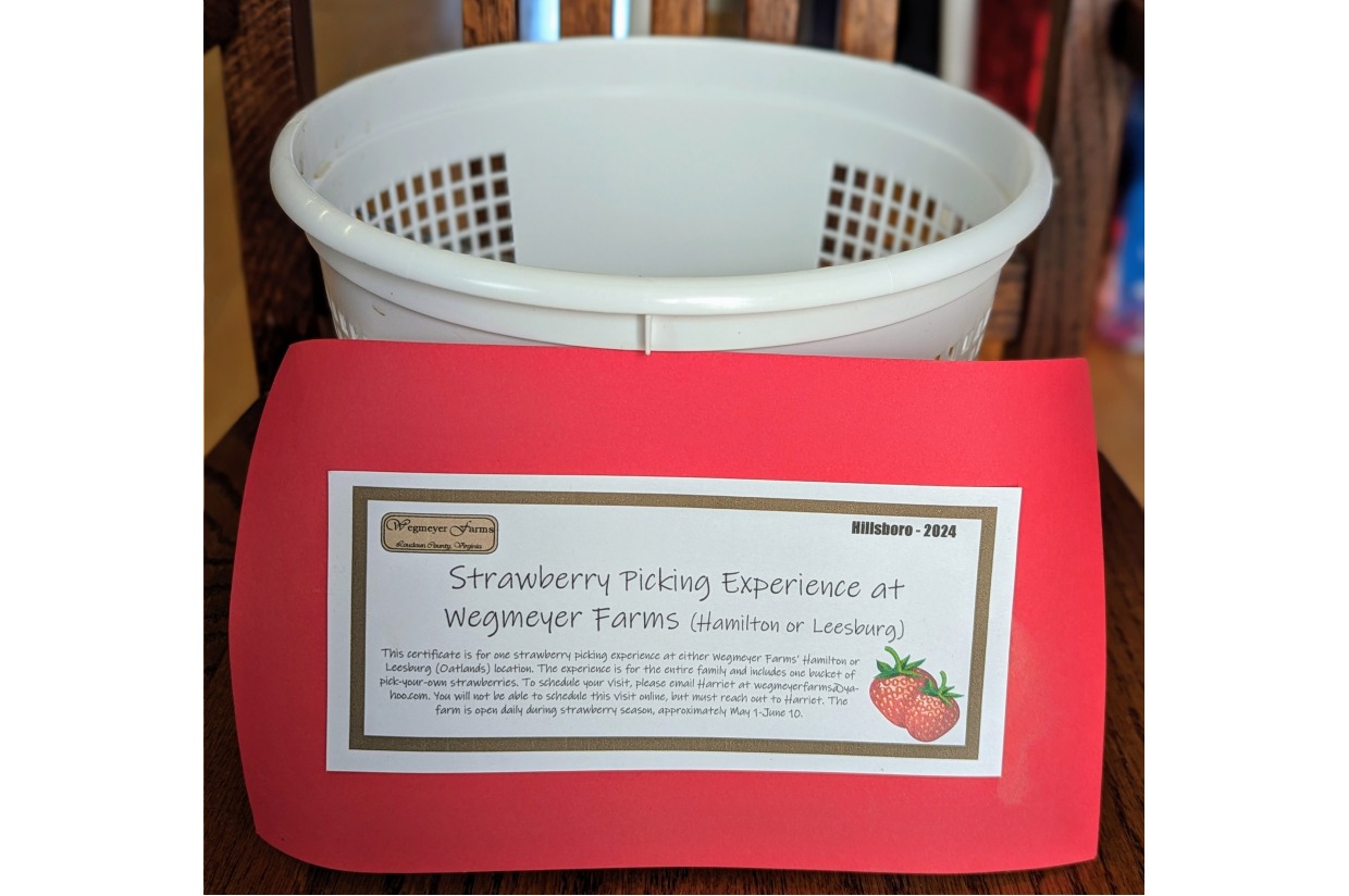 Wegmeyer Farms Strawberry Basket 1 Hillsboro Charter Academy Annual