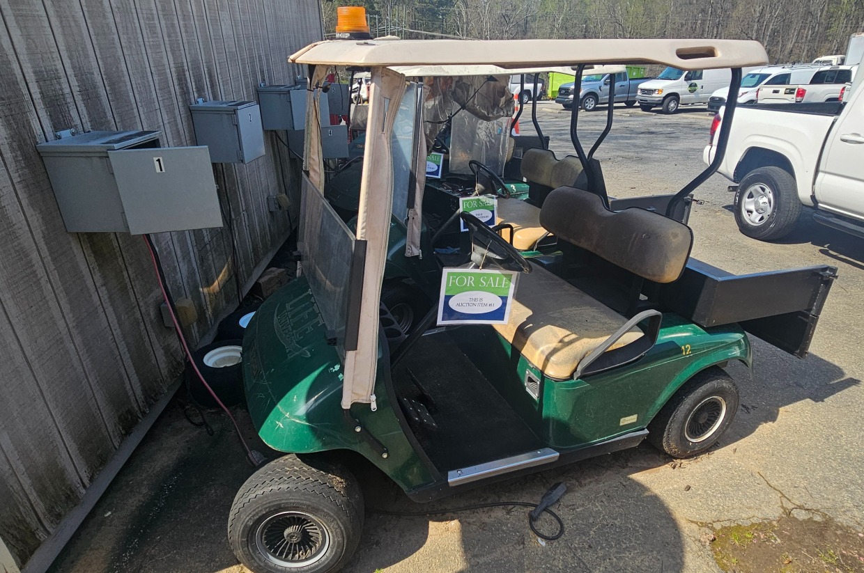 EZGO Electric Golf Cart Auction Item H 2024 Spring Quarter Auction