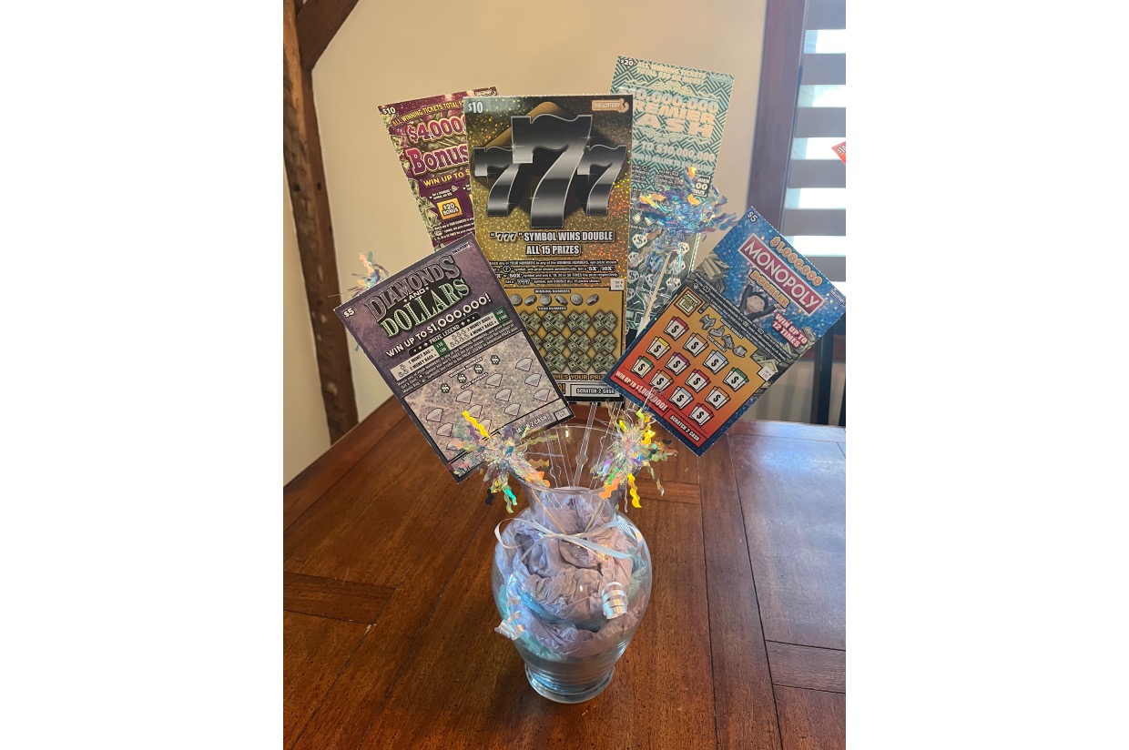Scratch Ticket Bouquet Lancaster PTO Auction 2024 Lancaster Parent
