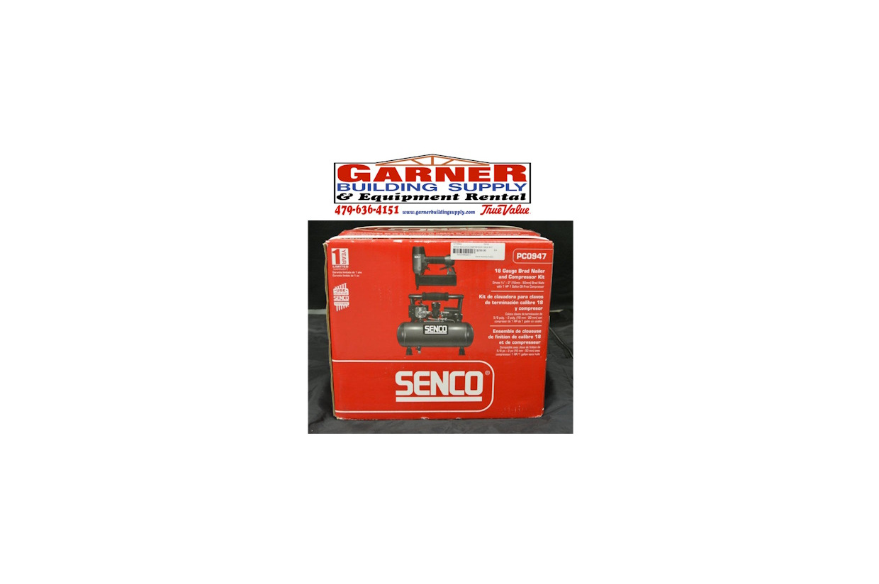 Senco 18 Gauge Brad Nailer & Compressor Kit 2024 Band Fish Fry