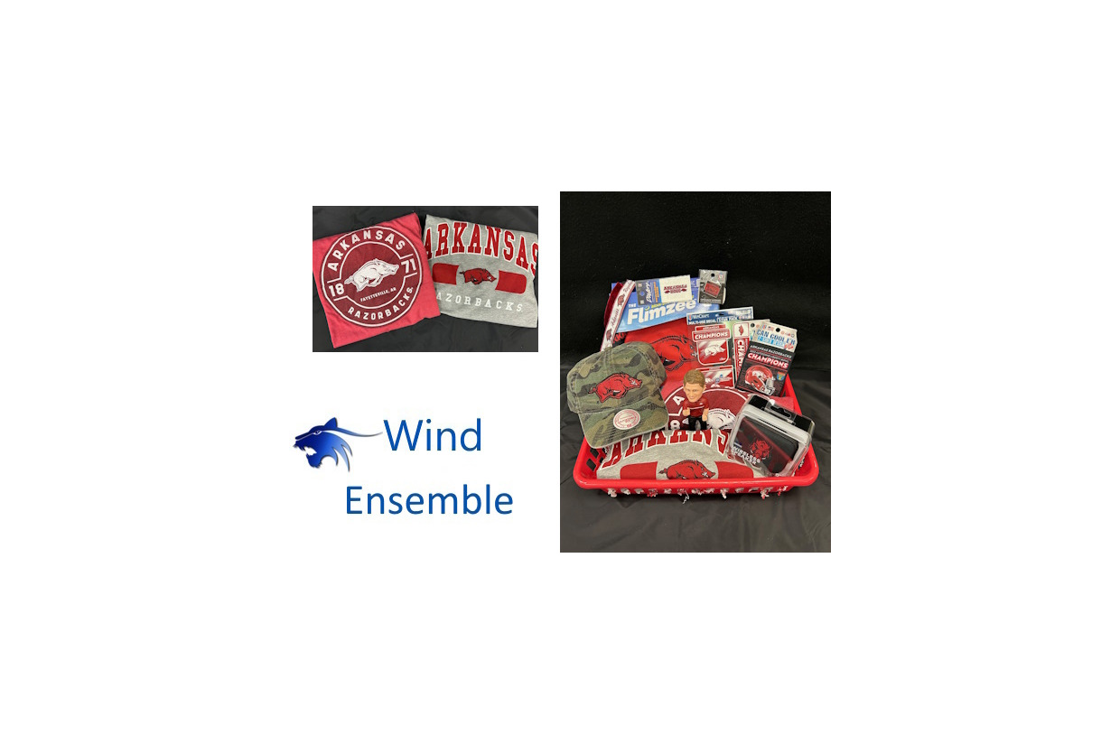 Wind Ensemble Razorback Basket 2024 Band Fish Fry Auction HarBer