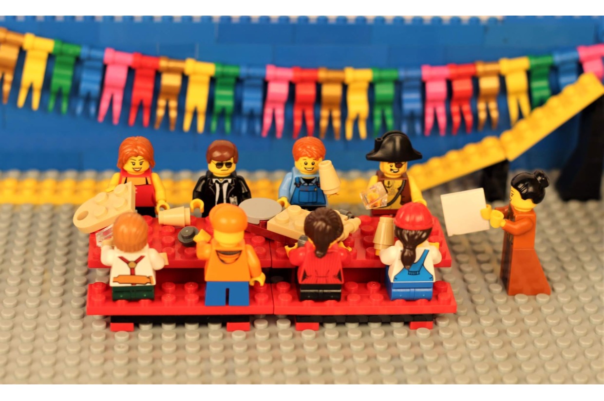 166 LEGO Themed Birthday Party at Bricks & Minifigs, Orem, Utah 2022 Utah PraderWilli