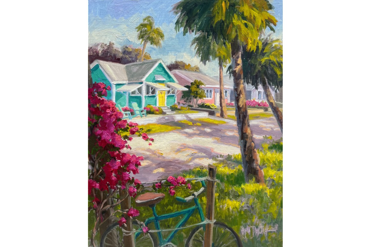 Grande Tapisserie Murale Vintage Riddle Home - Village Romantique Français, 39x51 Pouces