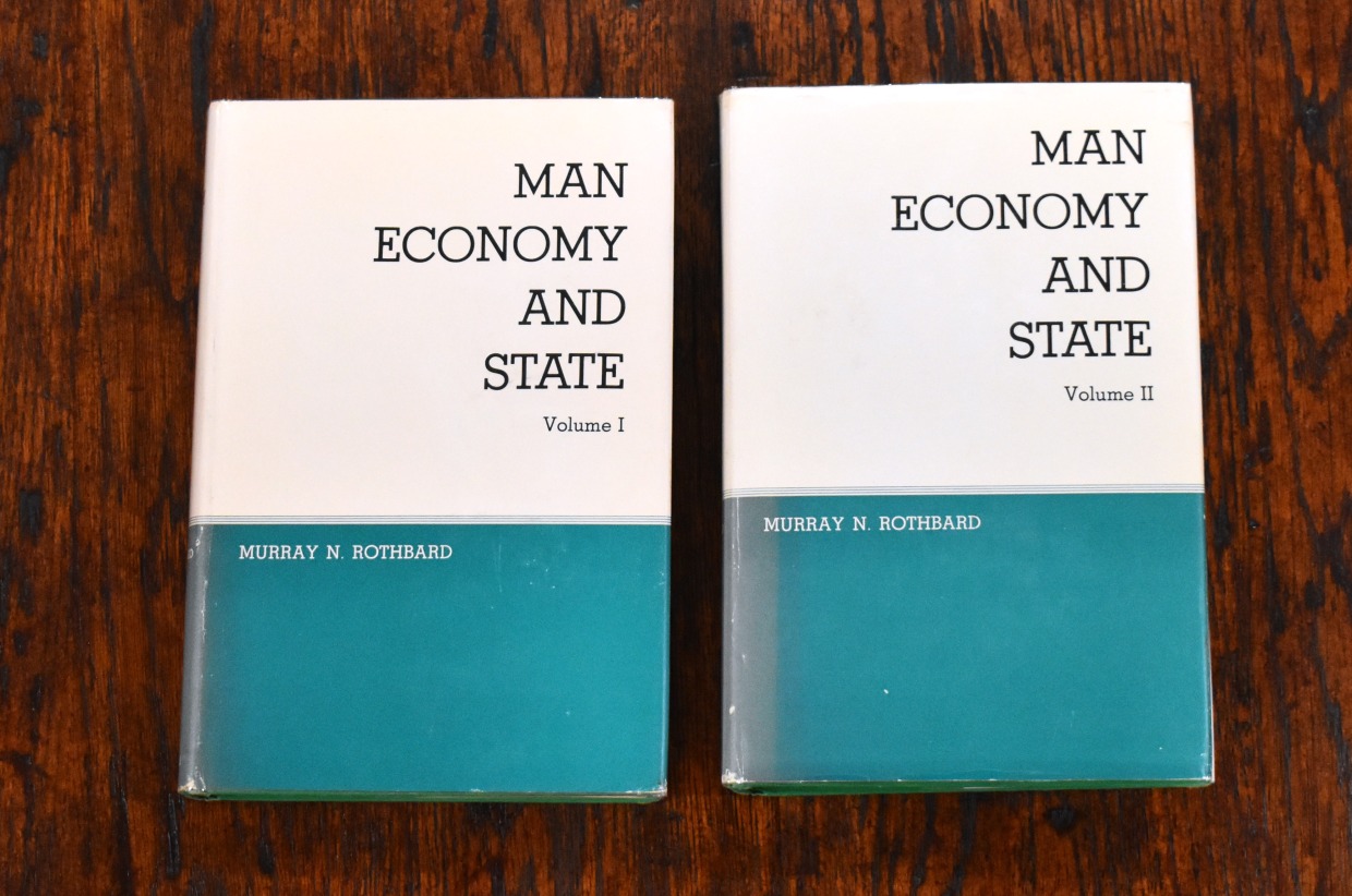 First Edition of Rothbard's Man, Economy, and State | 2023 Supporters ...
