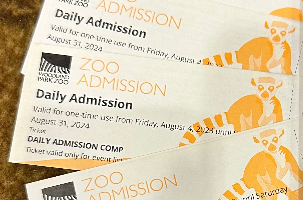 Woodland Park Zoo 4 tickets | 2023 AAFV Silent Auction | American