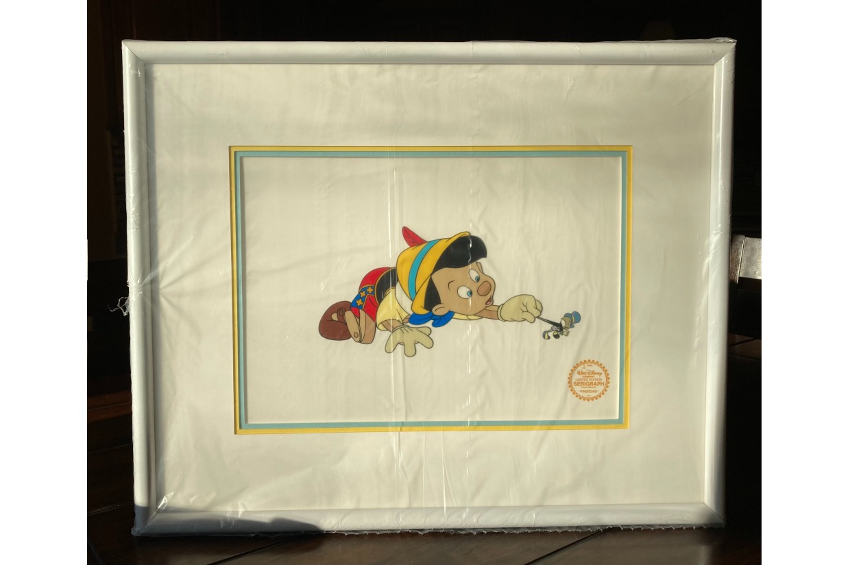 72. Walt Disney Pinocchio Limited Edition from original art Jiminy