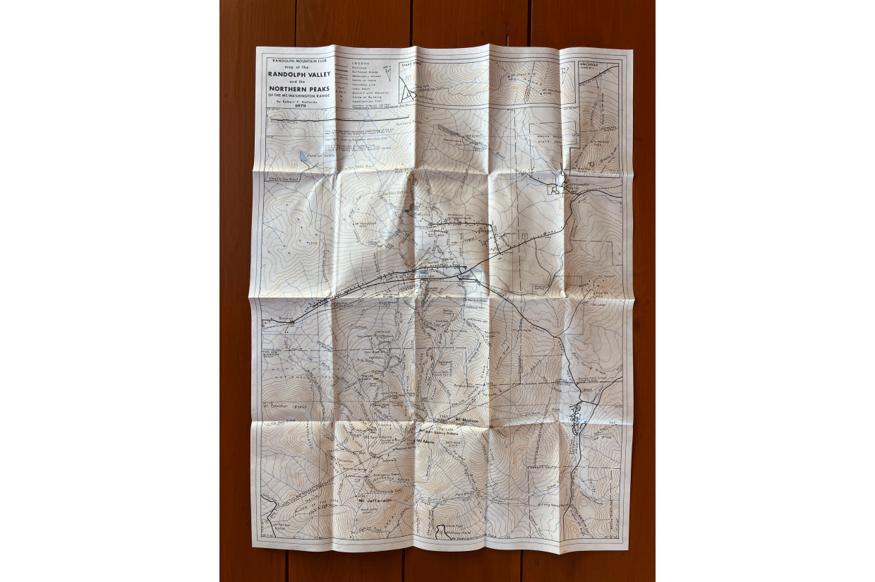 RMC Map of the Randolph Valley and the Northern Peaks, 1979 | Randolph ...