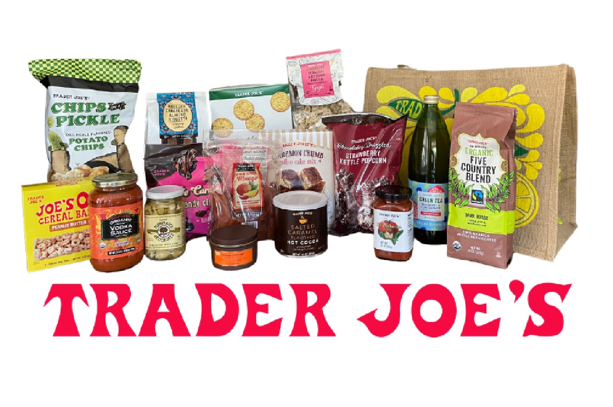 Trader Joe's Gift Bag of Gourmet Goodies 2024 LCC Barn Bash Online Auction La Costa High