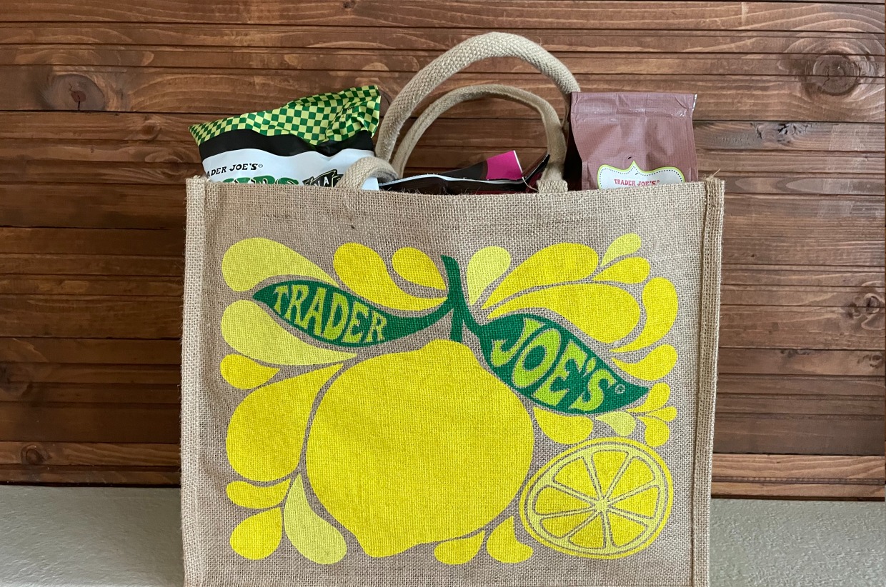 Trader Joe's Gift Bag of Gourmet Goodies 2024 LCC Barn Bash Online Auction La Costa High