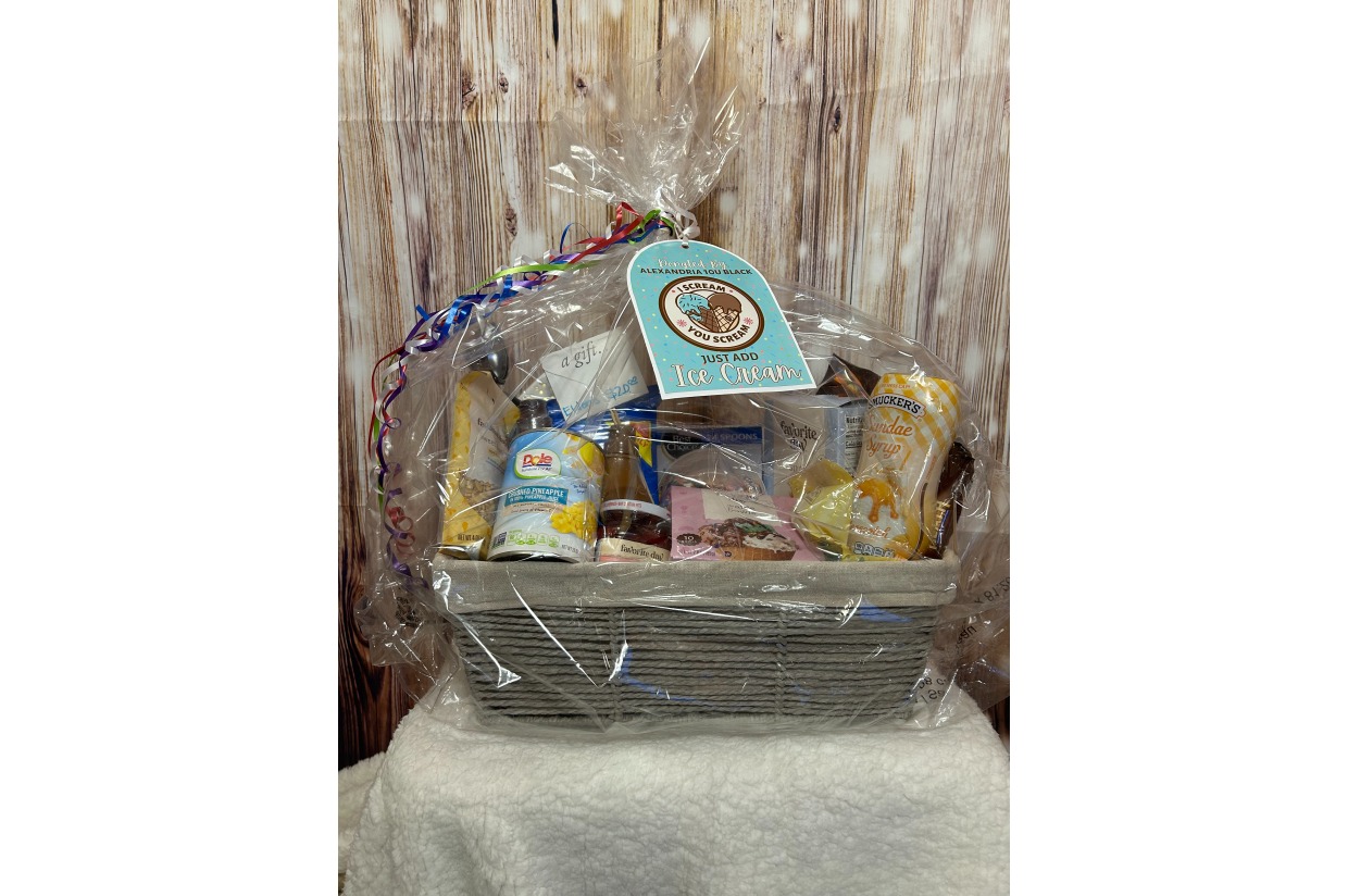 I Scream, You Scream, We All Scream for Ice Cream Basket! | Feed Your  Faceoff 2024 | Alexandria Area High School Girls Hockey Team | BetterWorld, image size:1240x824