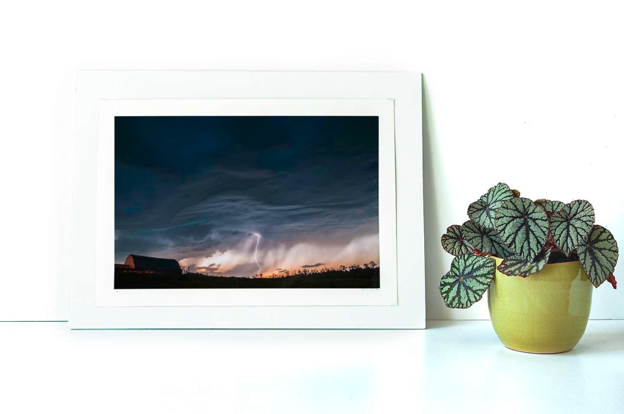 Lightning Barn | Print #3 | 2026 Grandview Gallery Art Auction ...