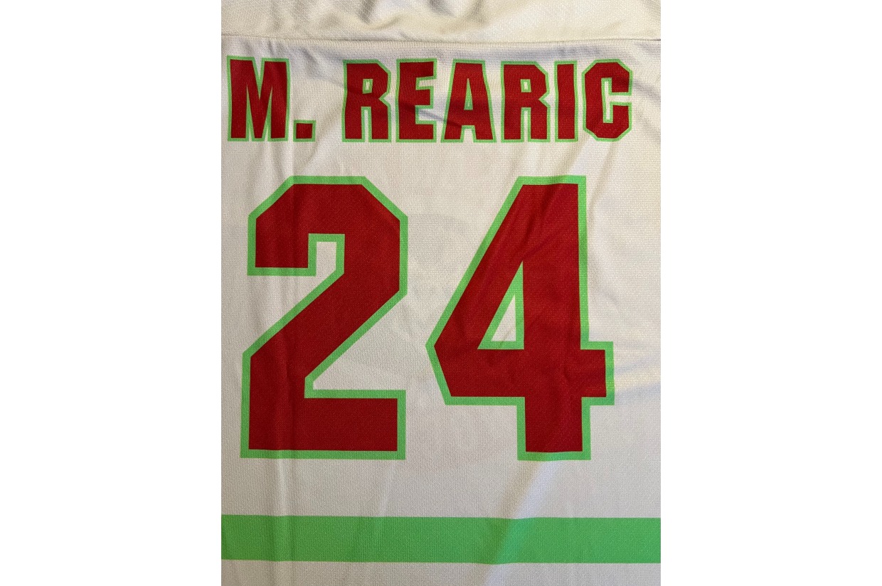 Maddox Rearic | IUP Cure Mito Game Jerseys | IUP Men's Hockey Team ...