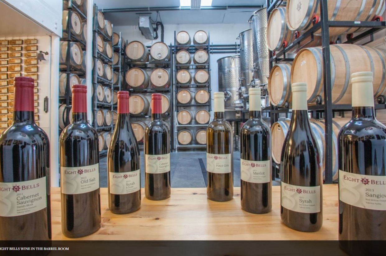 Eight Bells Winery Tour and Tasting for up to 8 guests Online Silent