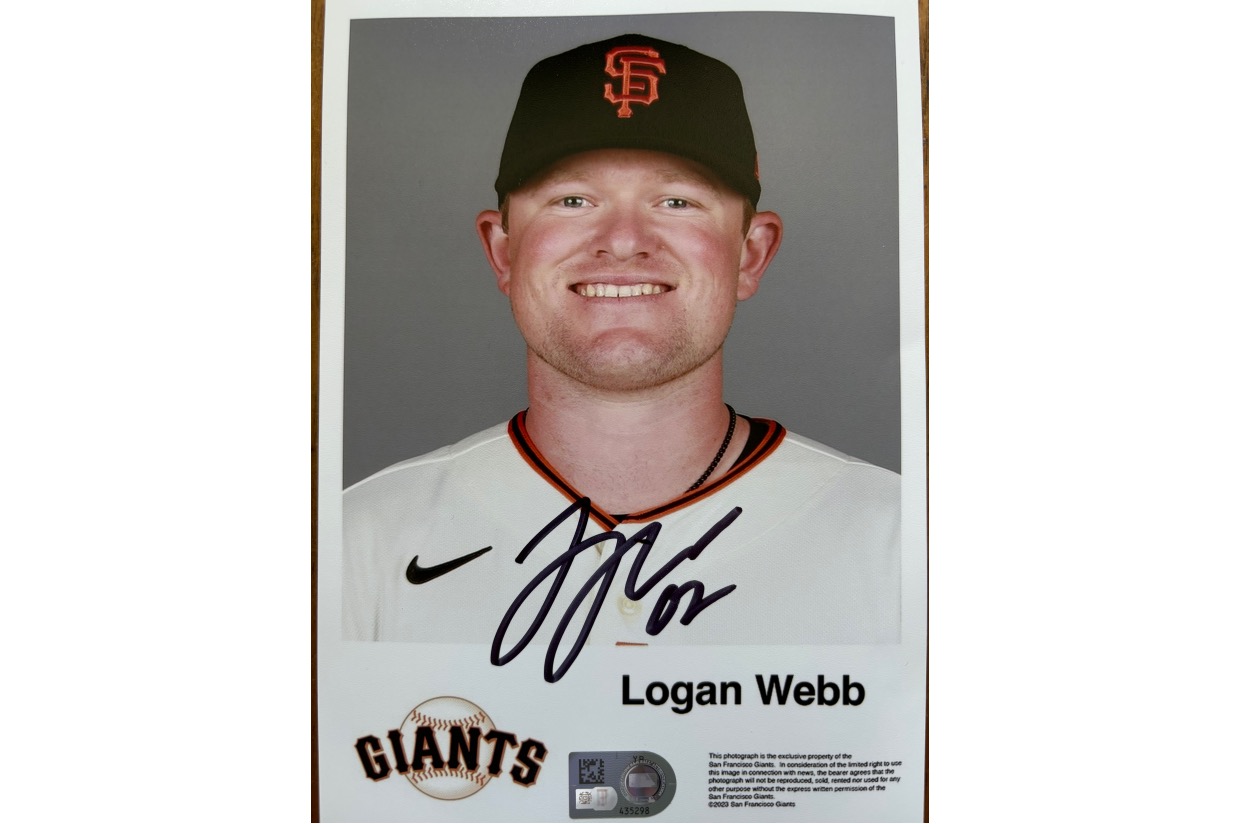 Logan Webb Autograph サイン 2023 Topps オート Autographed