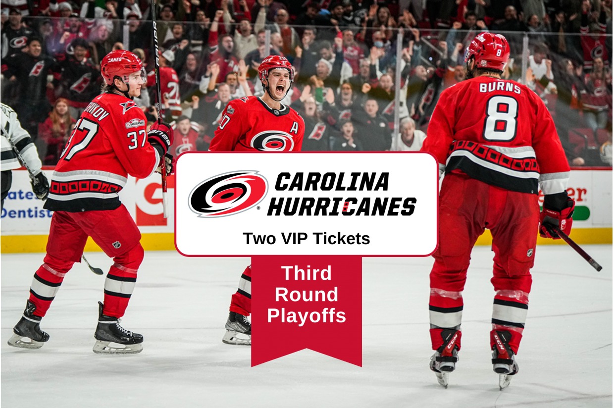Two Tickets Carolina Hurricanes Playoff Experience Silent Auction
