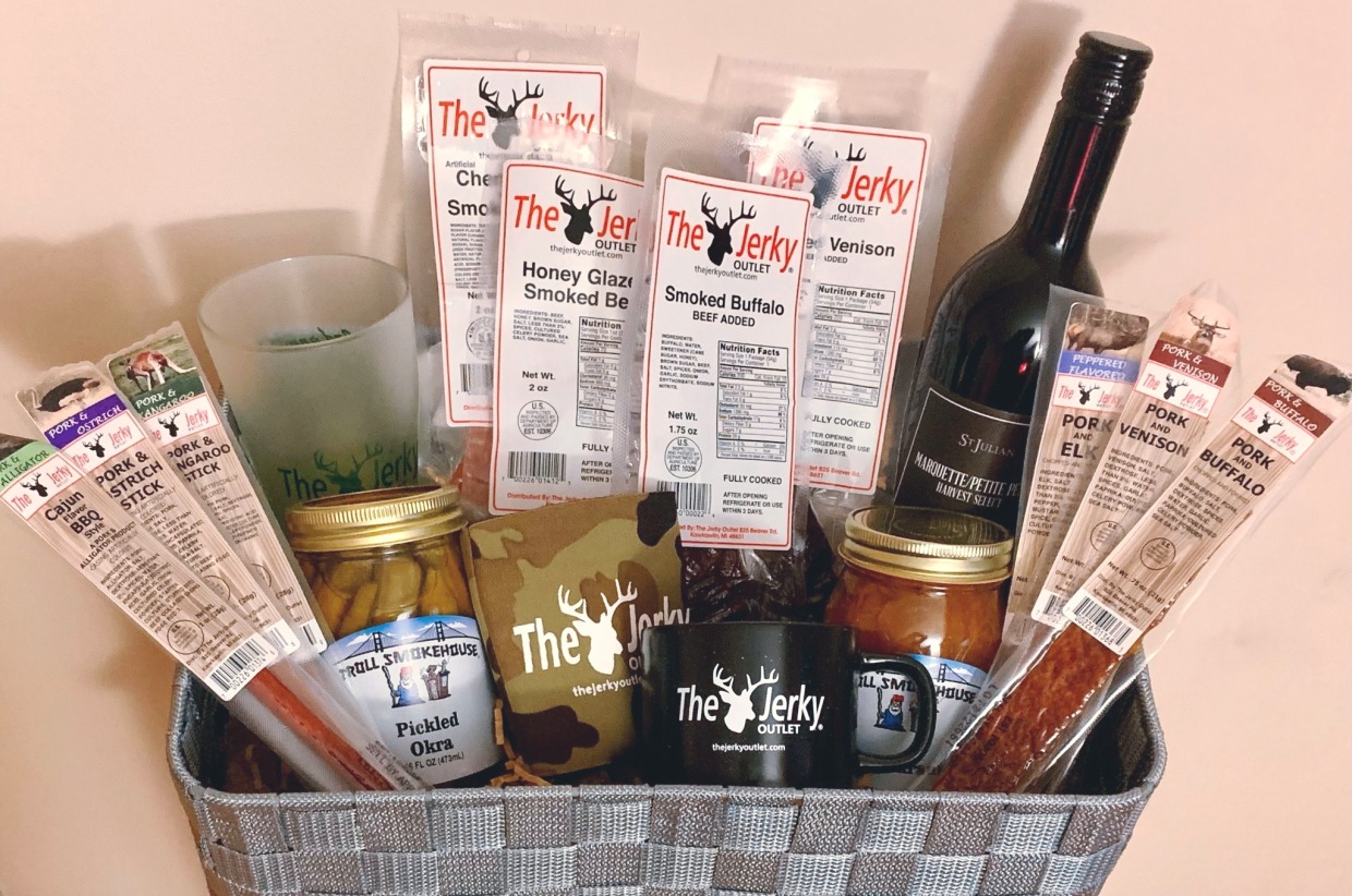 The Jerky Outlet Basket Wildly Gourmet Dinner Silent Auction 2022