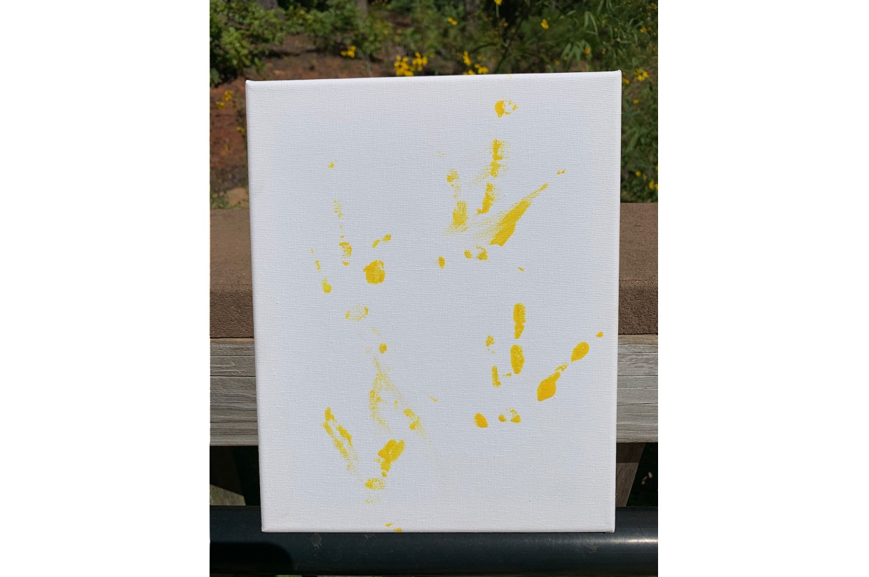 Painting by Rosie the Black Vulture 20 Wild Years 20th Anniversary