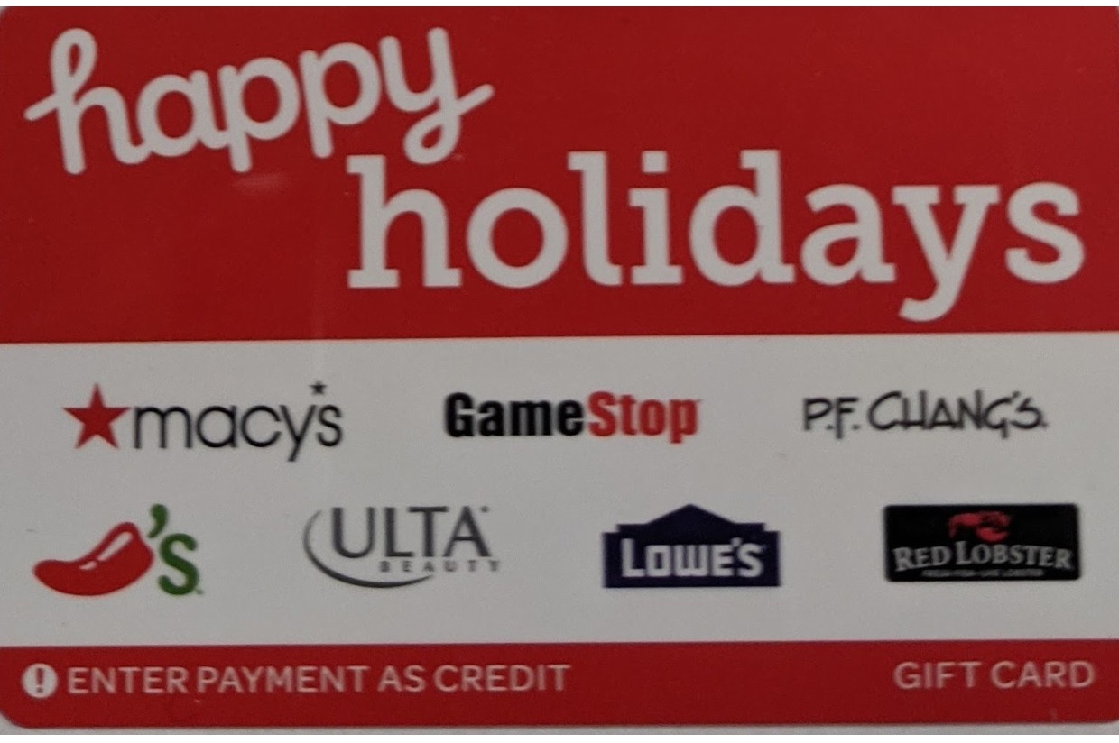50 "Happy Holidays" Gift Card (Good at Many Locations) Waukesha STEM