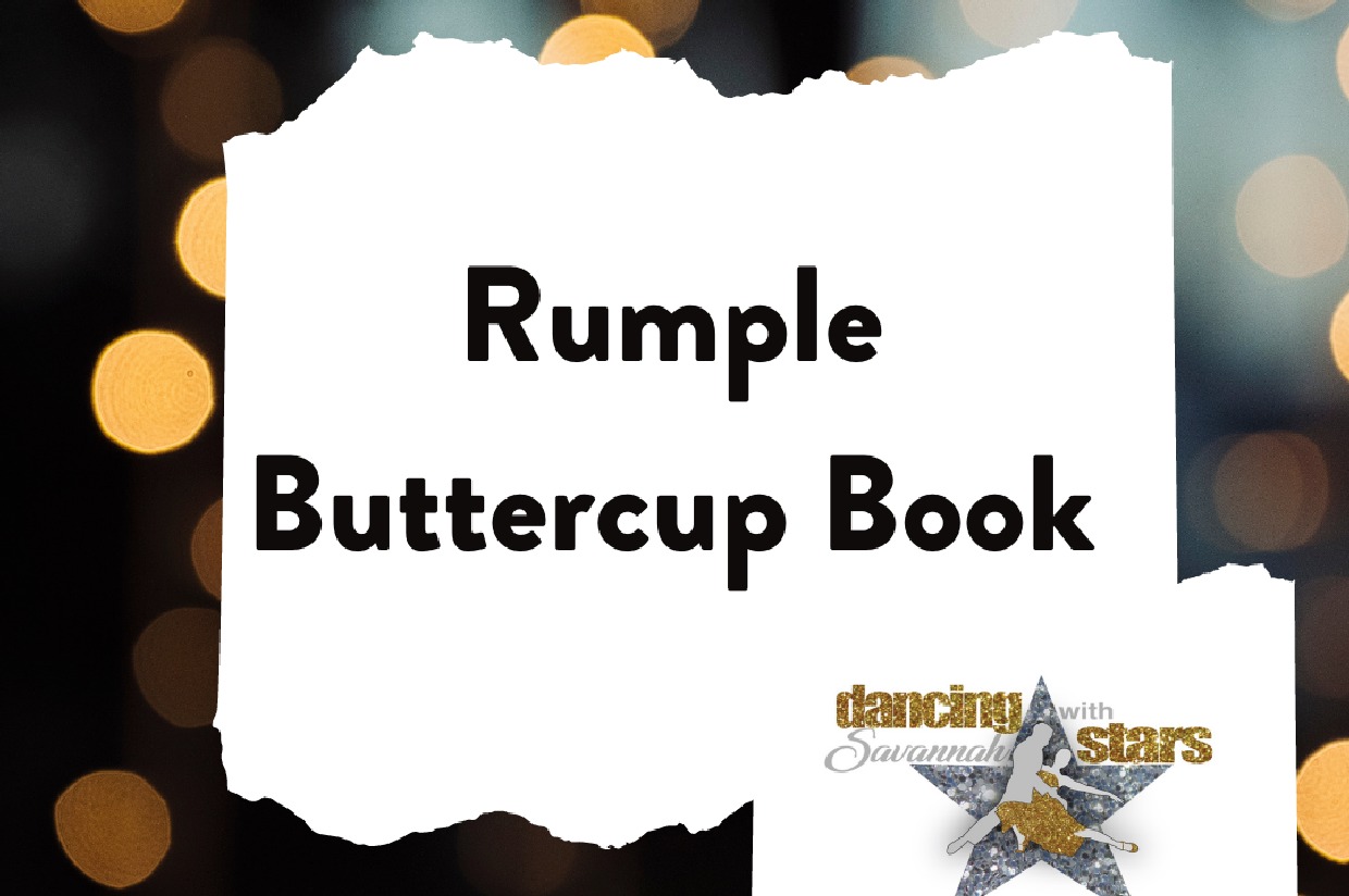 Rumple Buttercup Book Signed by Author CASA DWSS Silent Auction Savannah Chatham CASA