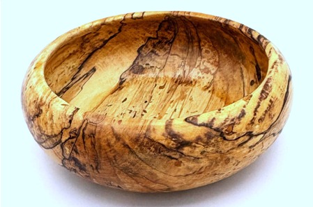 Spalted maple bowl
