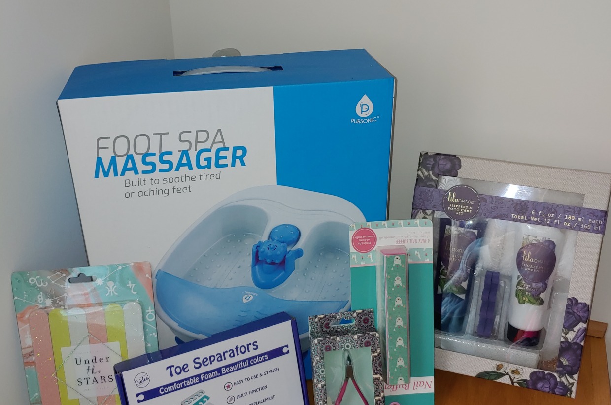 61 Foot Spa & Pedicure Basket Wee3beasties Saving the Strays